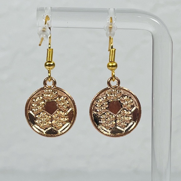 Bling Soccer Ball Earrings - Picture 4 of 8